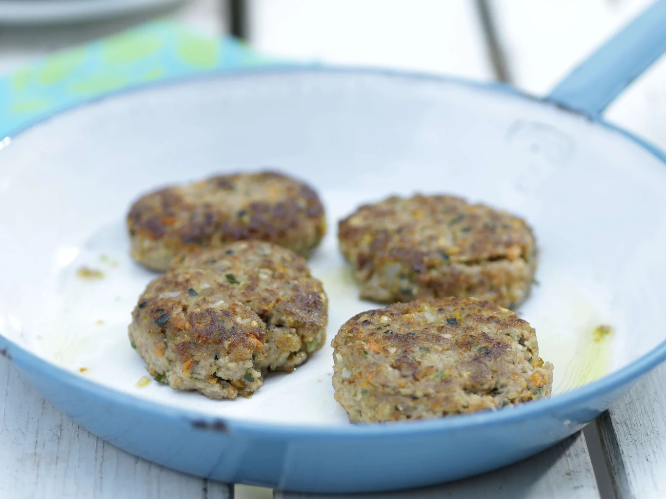 Gemüse-Rindfleisch-Burger