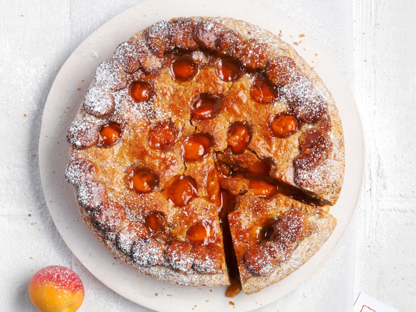 Torta di Linz alle albicocche