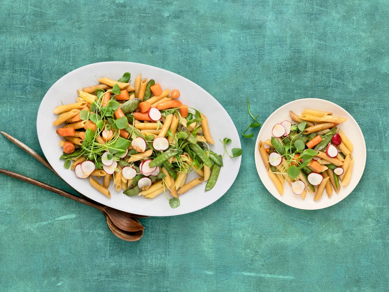 Salade de pâtes aux légumes