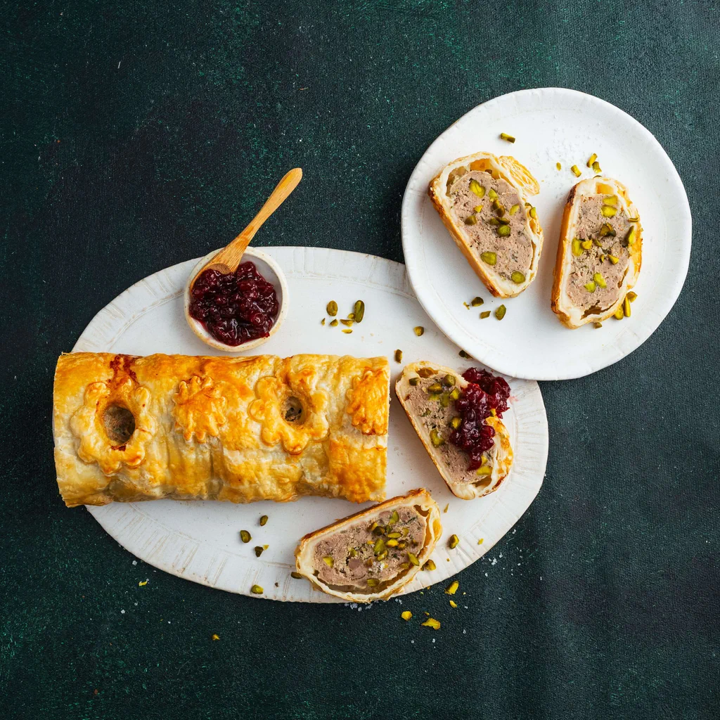 Fleischpastete mit Pistazien