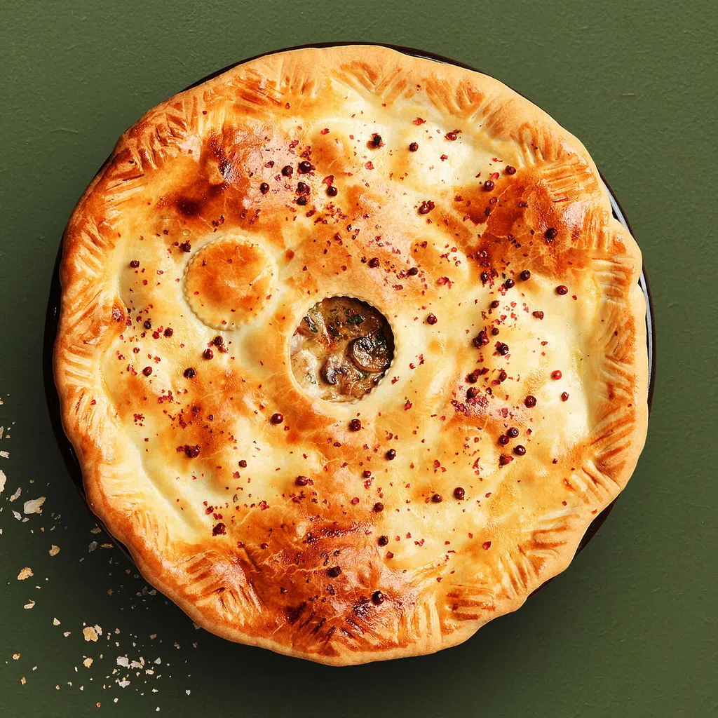 Schweinsfilet-Pie mit Champignons