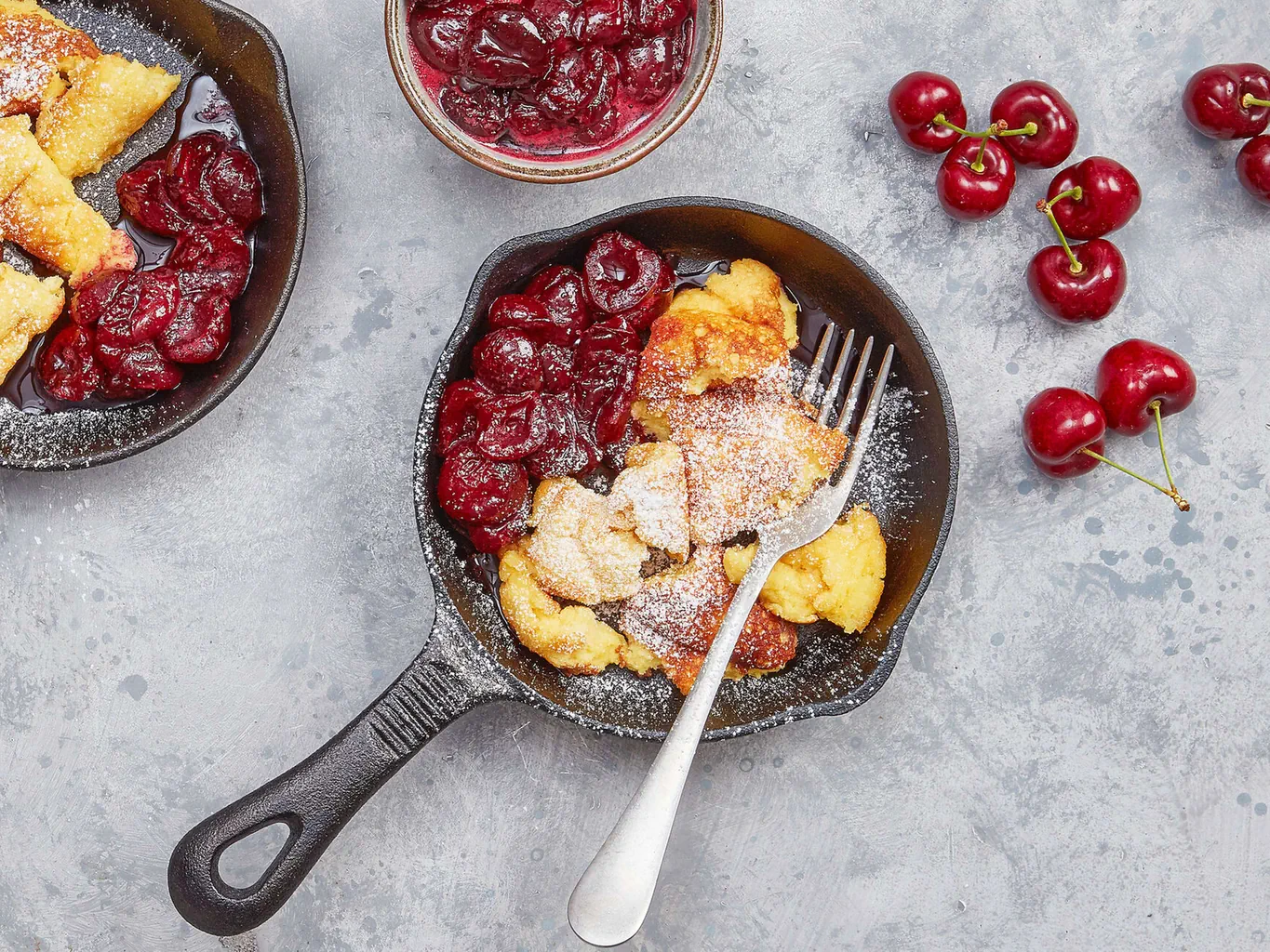 Kaiserschmarrn con ciliegie