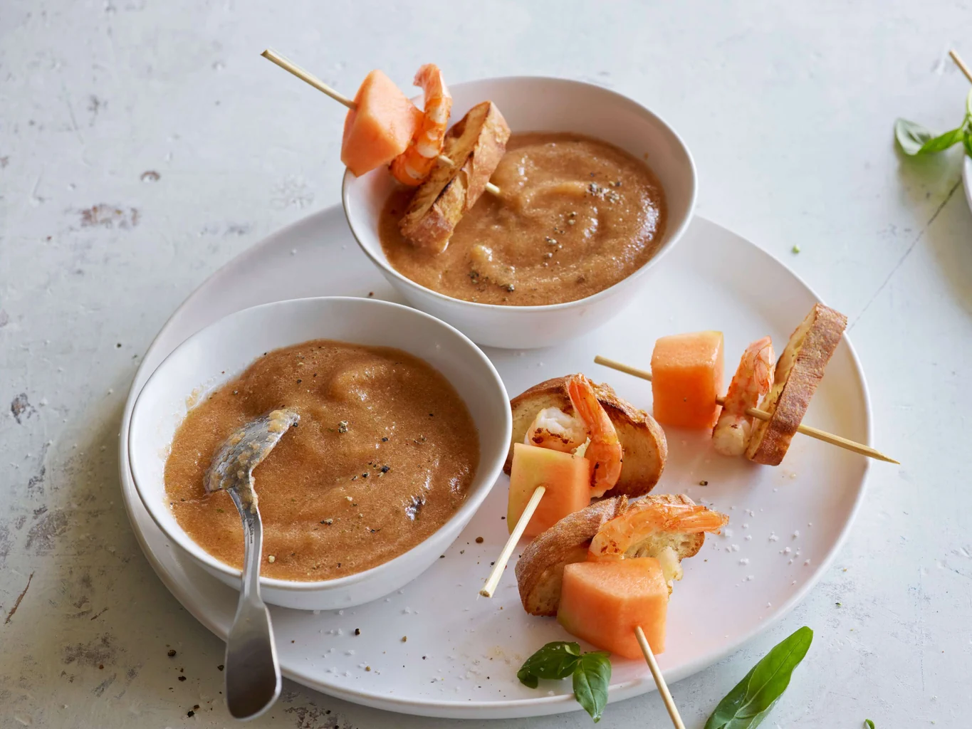 Melonen-Gazpacho