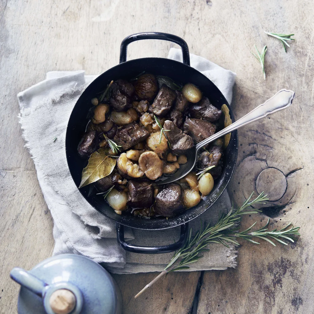 Rehragout mit Marroni