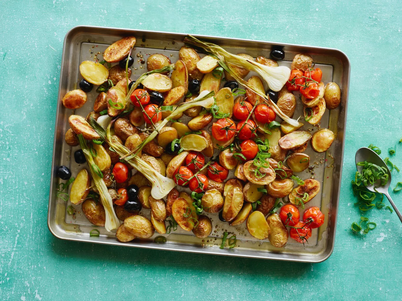 Ofenkartoffeln mit Tomaten