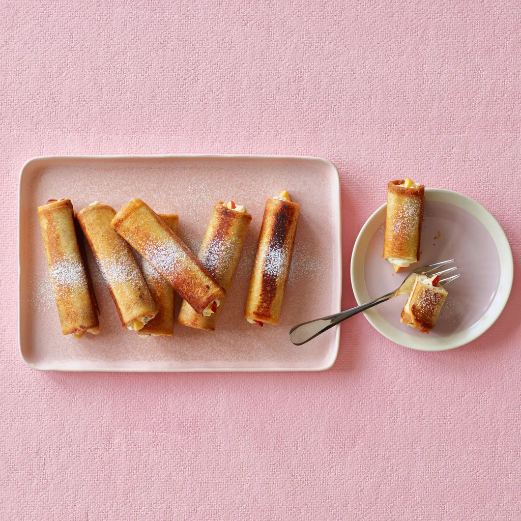 Rotolini di pane dolci fritti