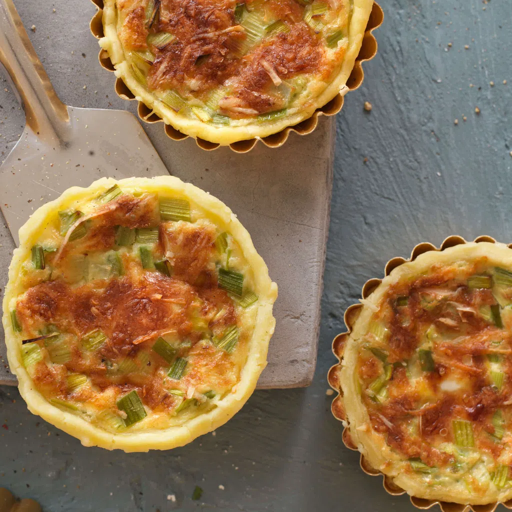 Glutenfreie Käse-Lauch-Quiche