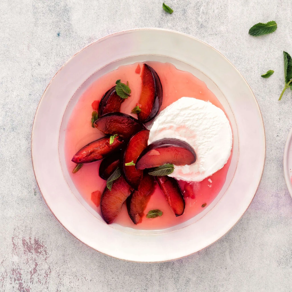 Susine marinate con gelato
