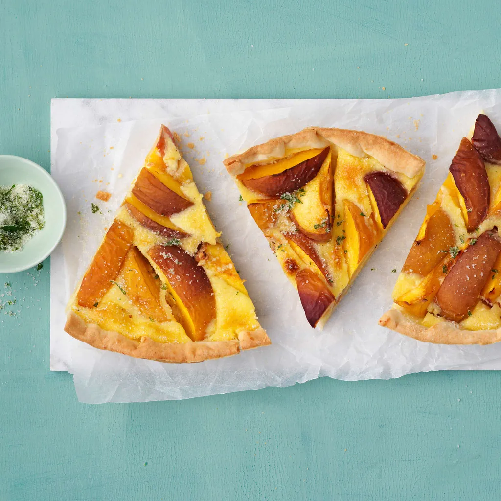Tarte aux pêches