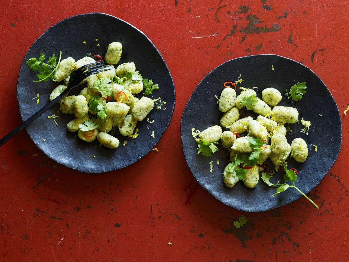 Gnocchi al coriandolo