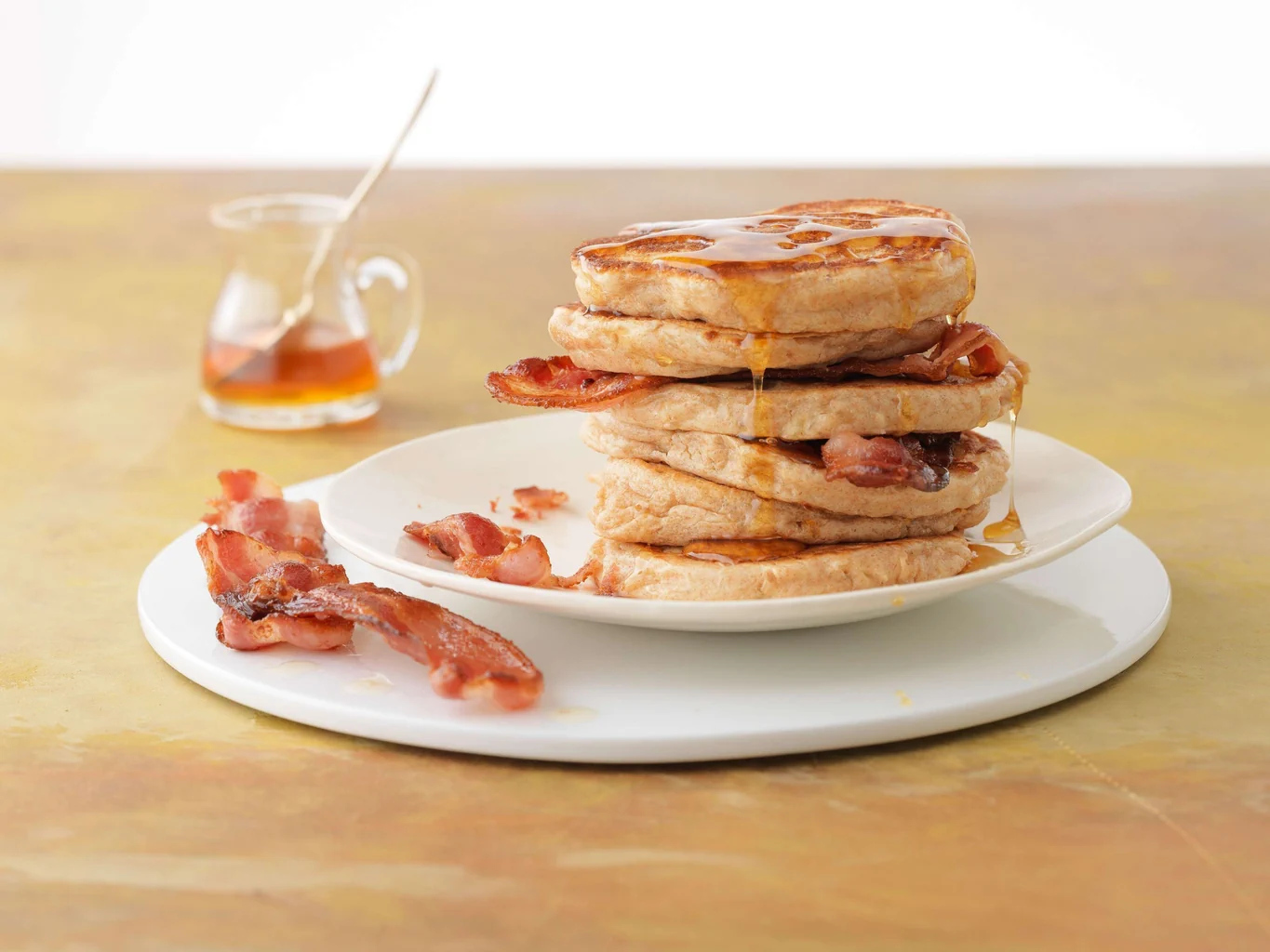 Pancake al formaggio con miele