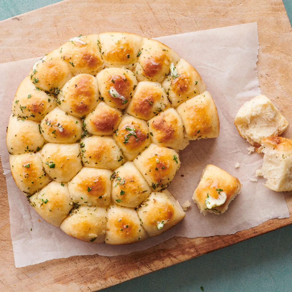 Fluffiges Knoblibrot