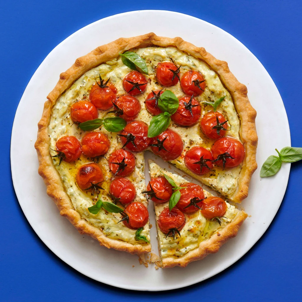Crostata mit Tomaten