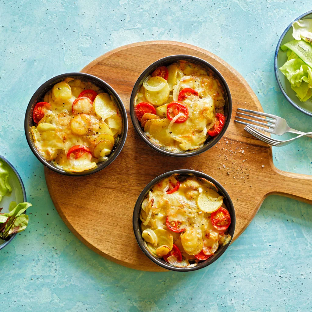 Kartoffel-Tomaten-Gratin