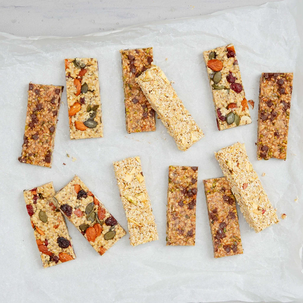 Trio de barres de müesli 