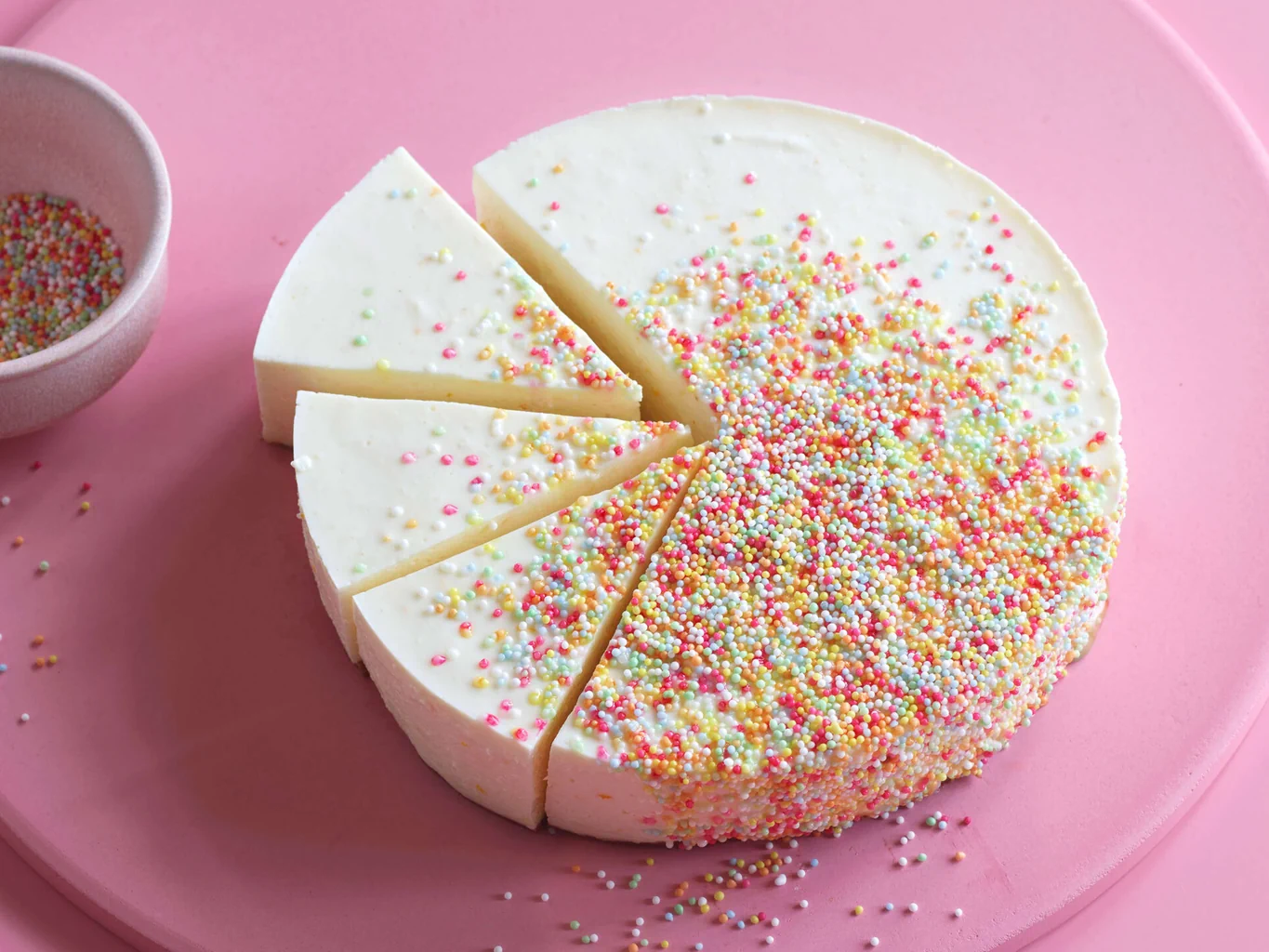 Quarktorte mit Zuckerstreusel