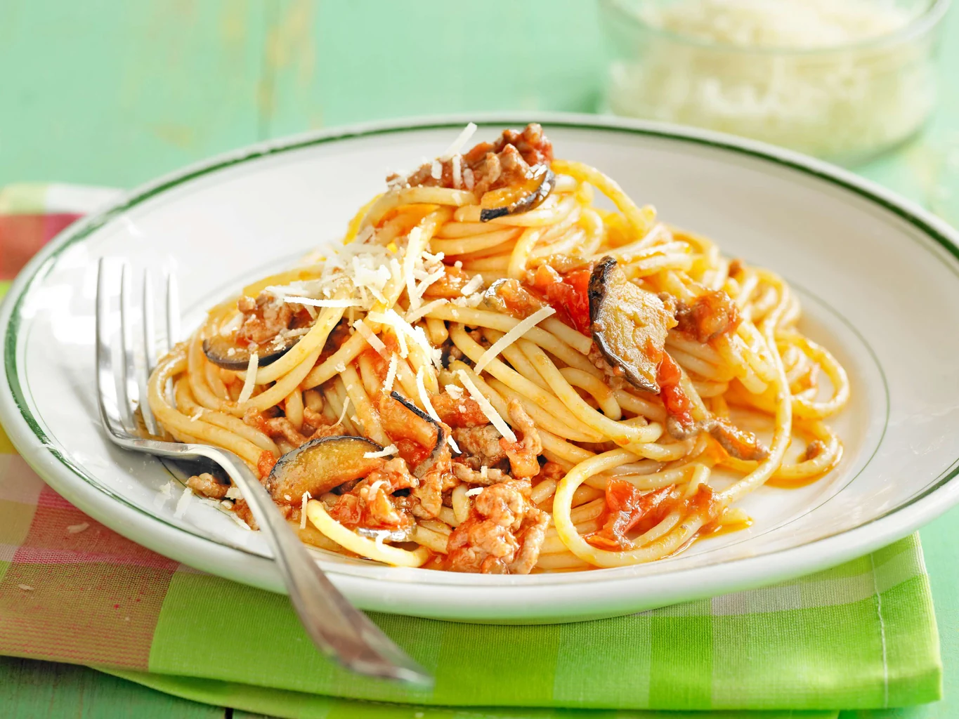 Spaghettoni alle melanzane