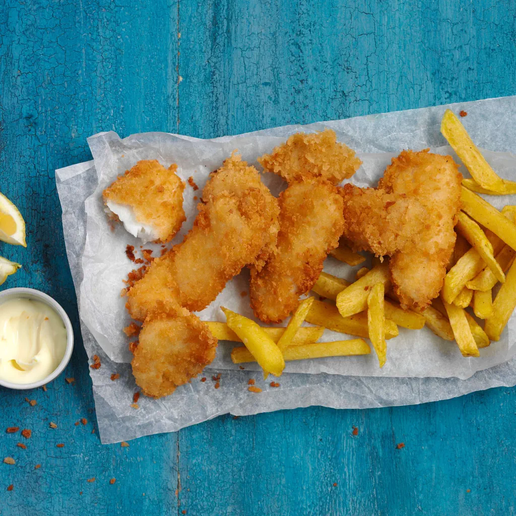 Fisch im Panko-Bierteig
