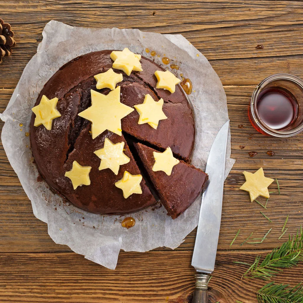 Lebkuchen mit Orangenbutter