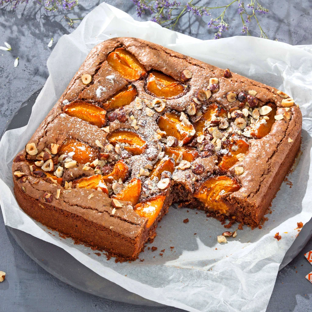 Schoggi-Aprikosen-Kuchen