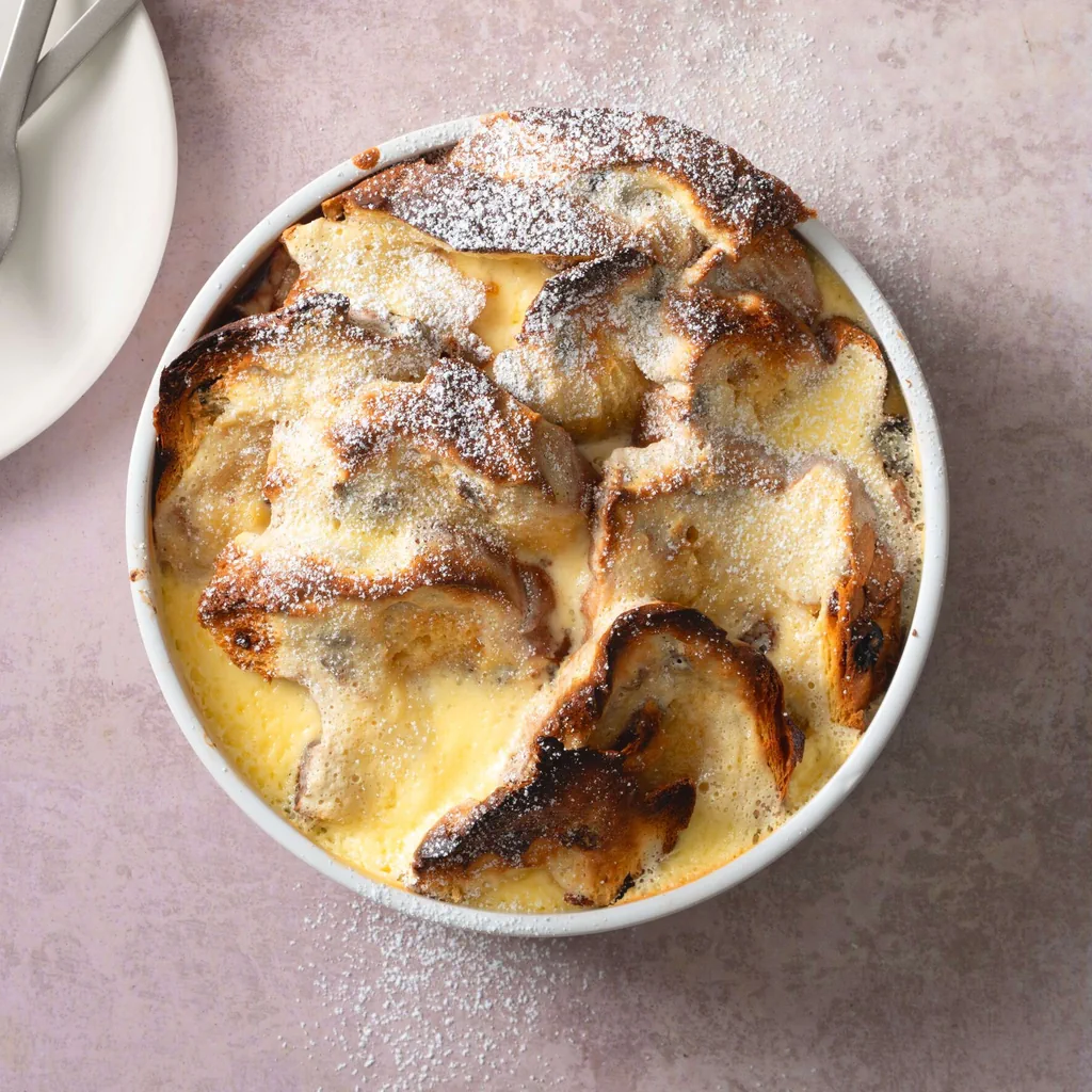 Bread and Butter Pudding mit Panettone