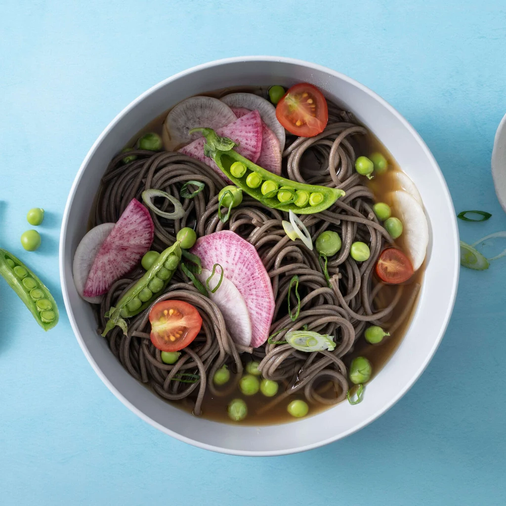 Soba noodles freddi alle verdure