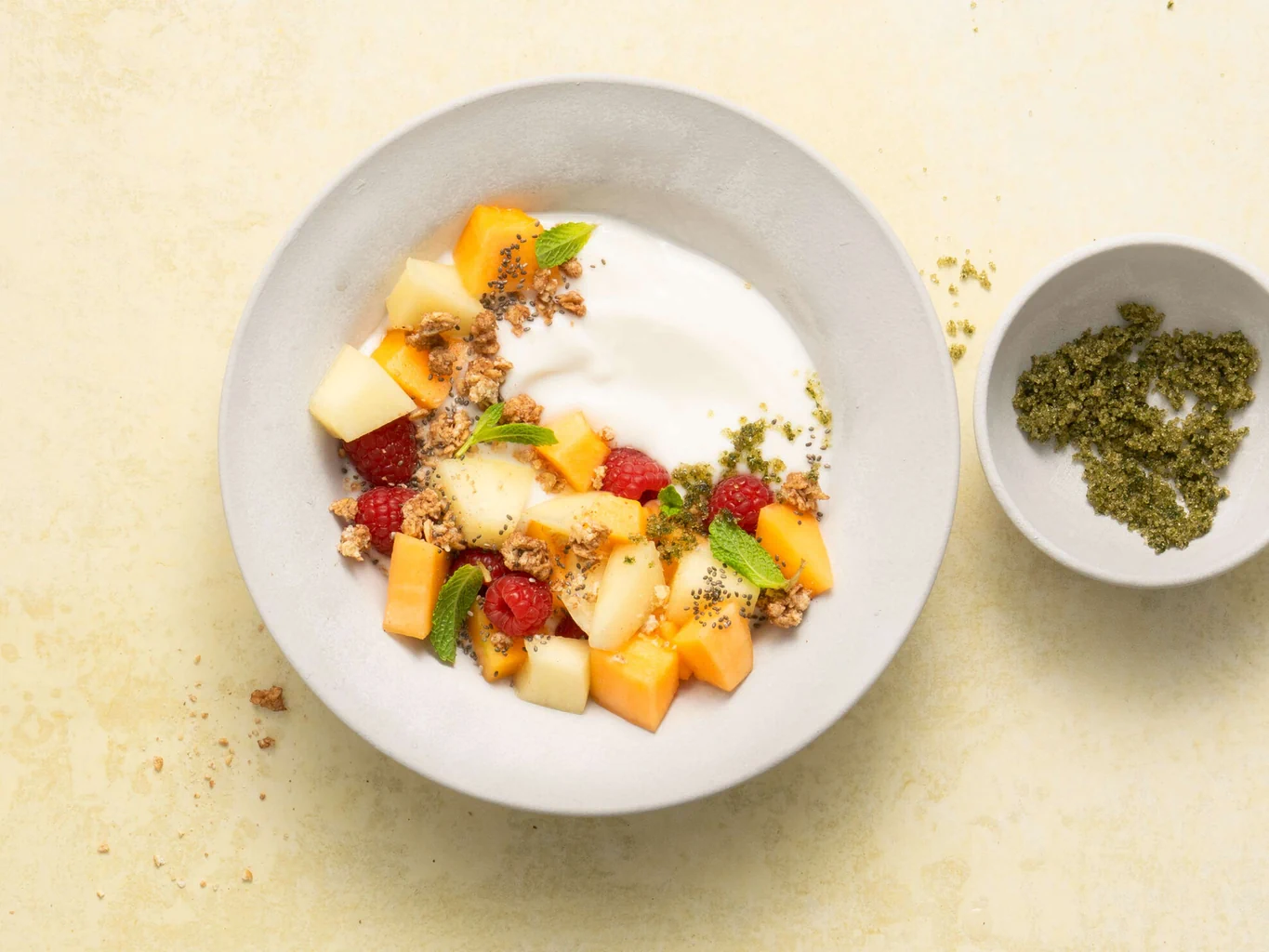 Bowl de melon et coco