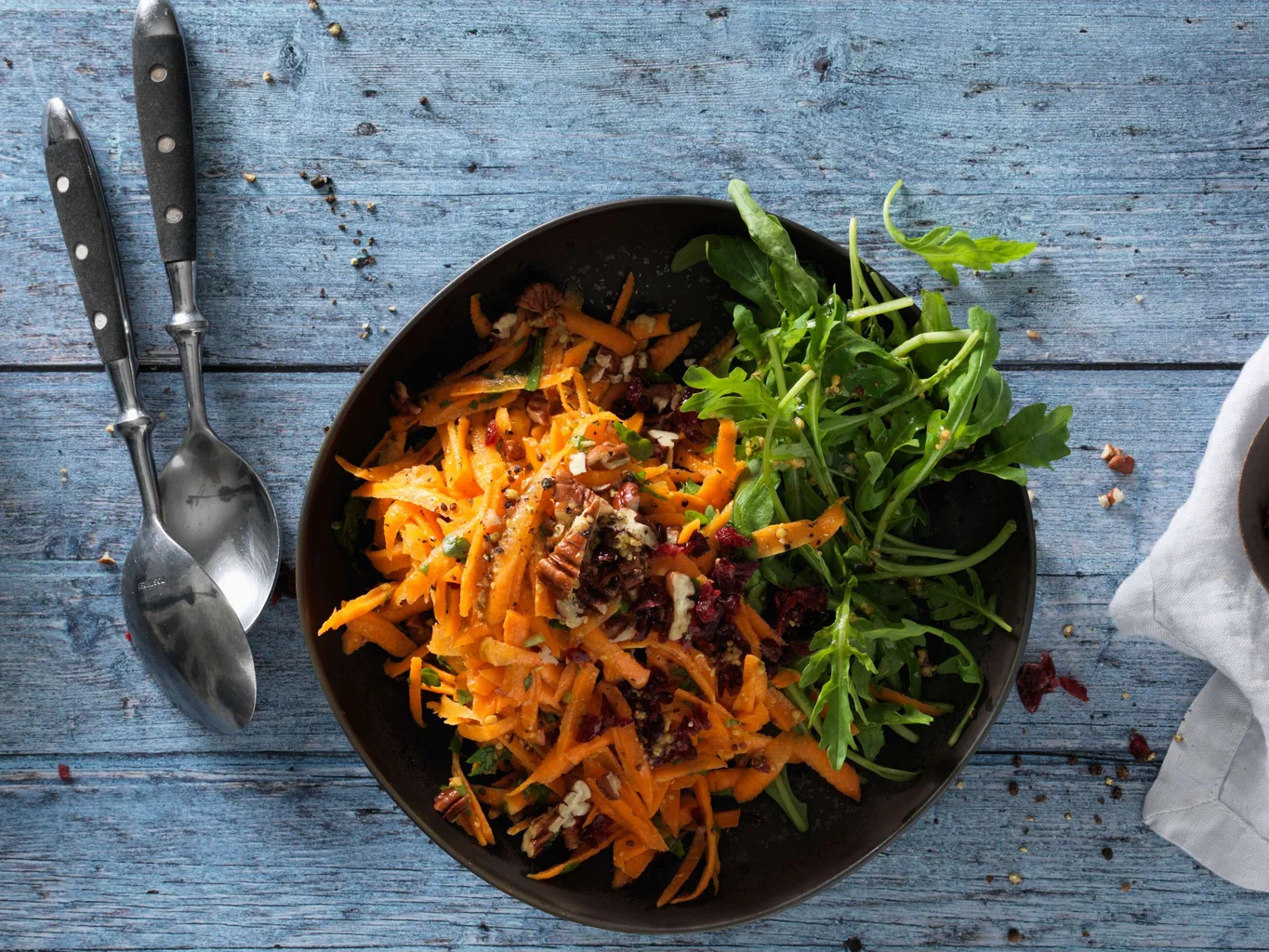 Insalata di carote con cranberry