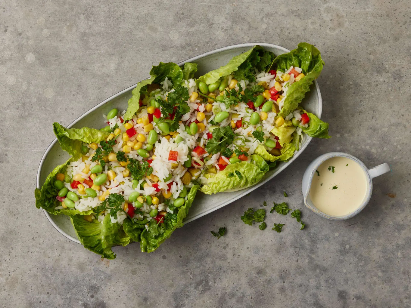 Insalata di riso con verdure