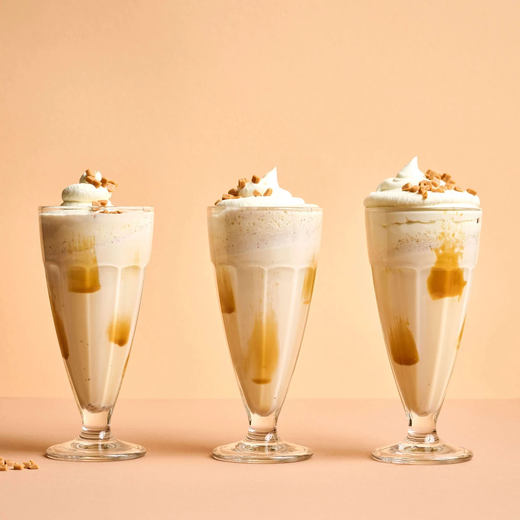 Frappè al caramello con fleur de sel