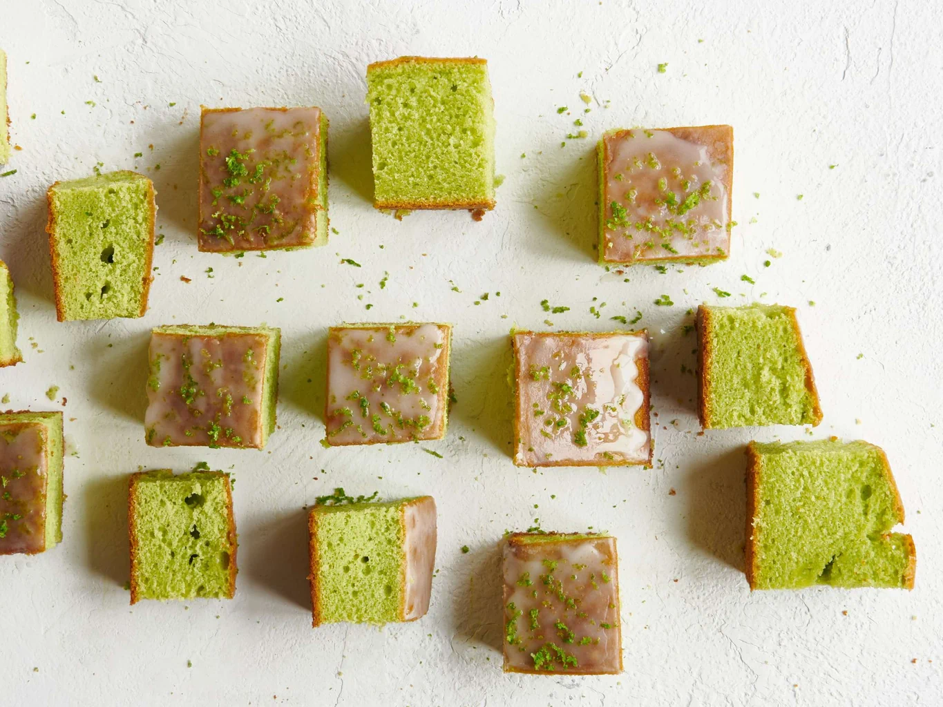 Gâteau vert au citron vert