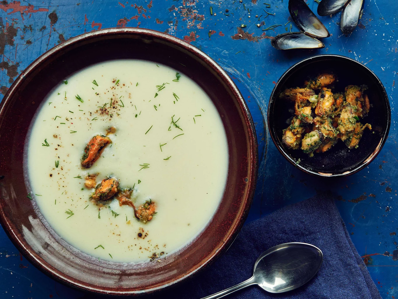 Weisskohl-Muschel-Suppe