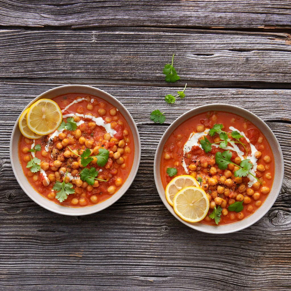 Kichererbseneintopf mit Harissa