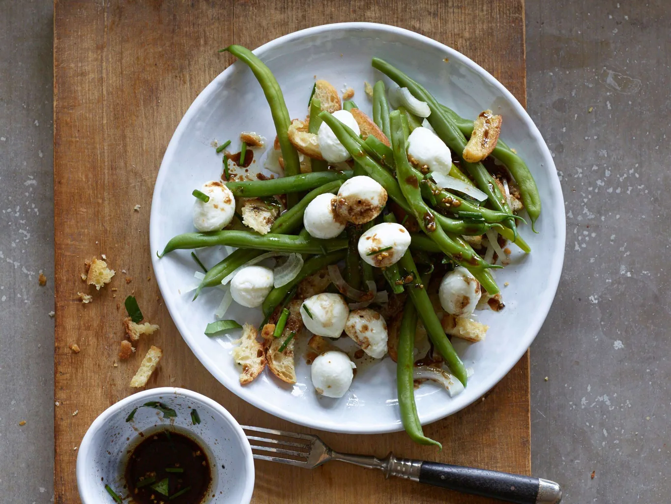 Insalata di mozzarelline e fagiolini