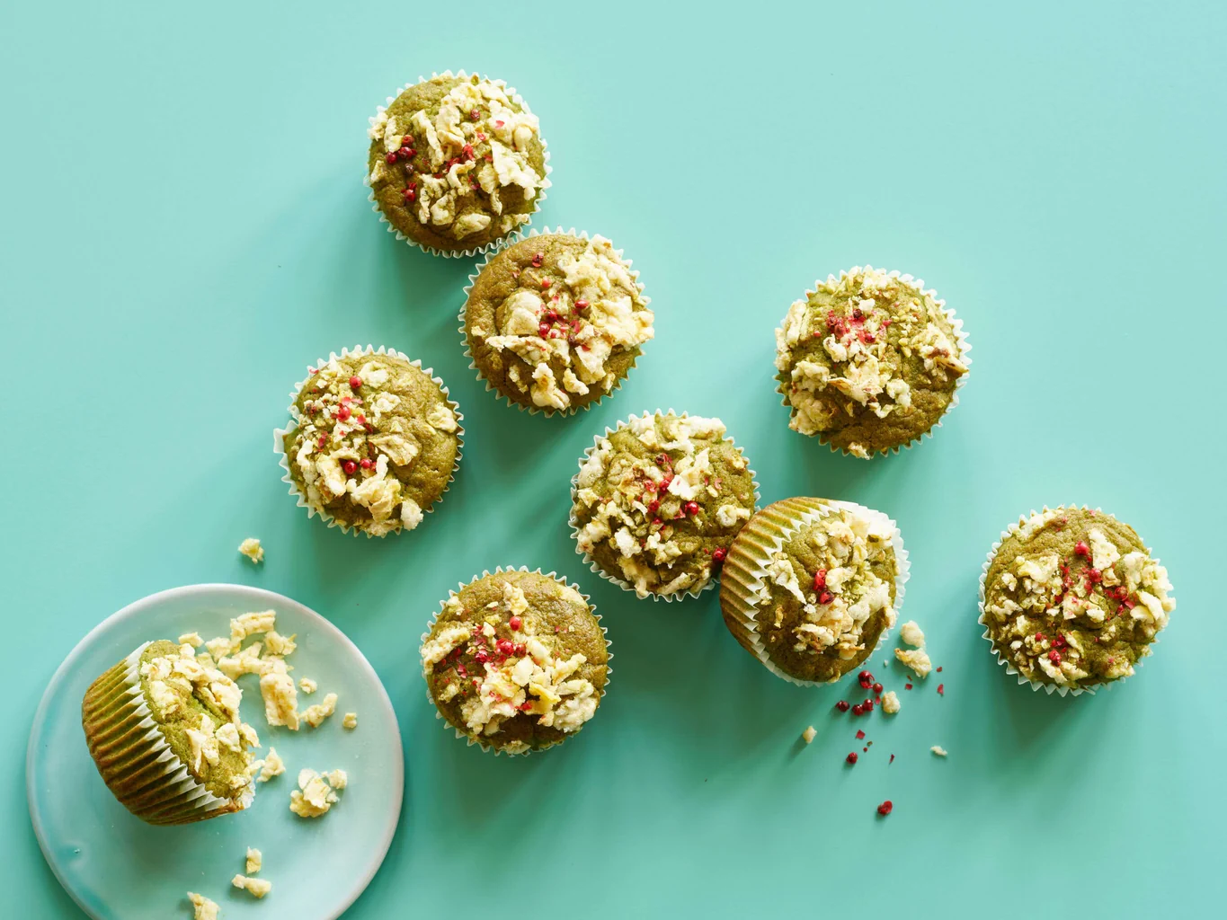 Muffin agli spinaci