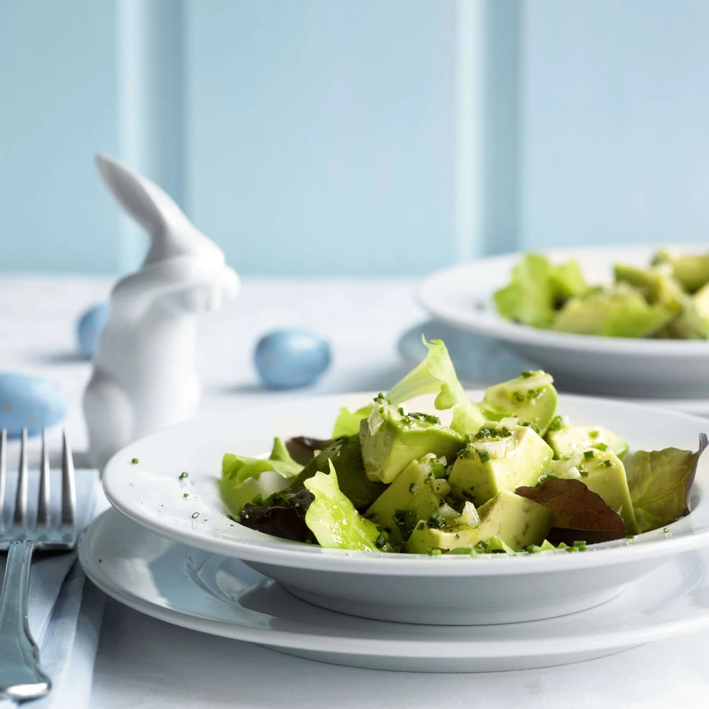Avocadowürfel mit Zitronenvinaigrette