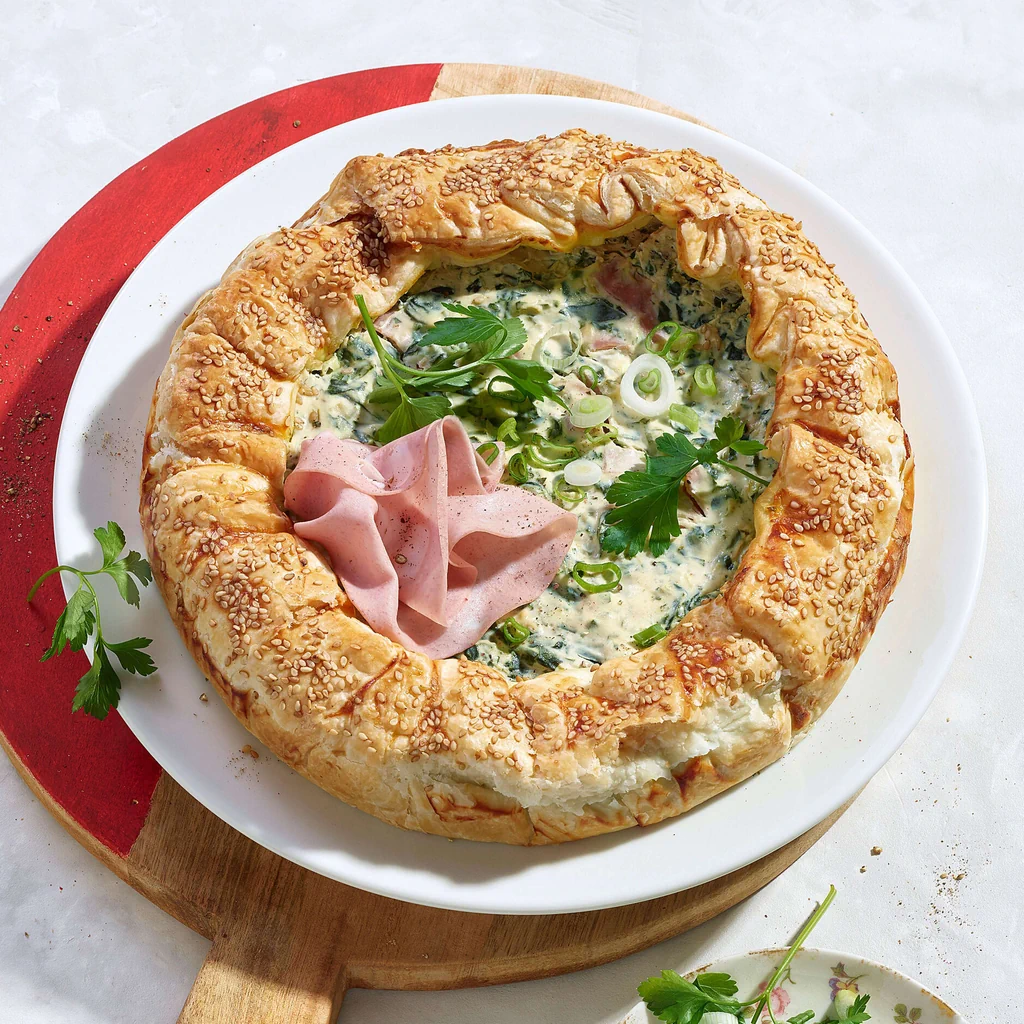 Quiche di verdure con mortadella