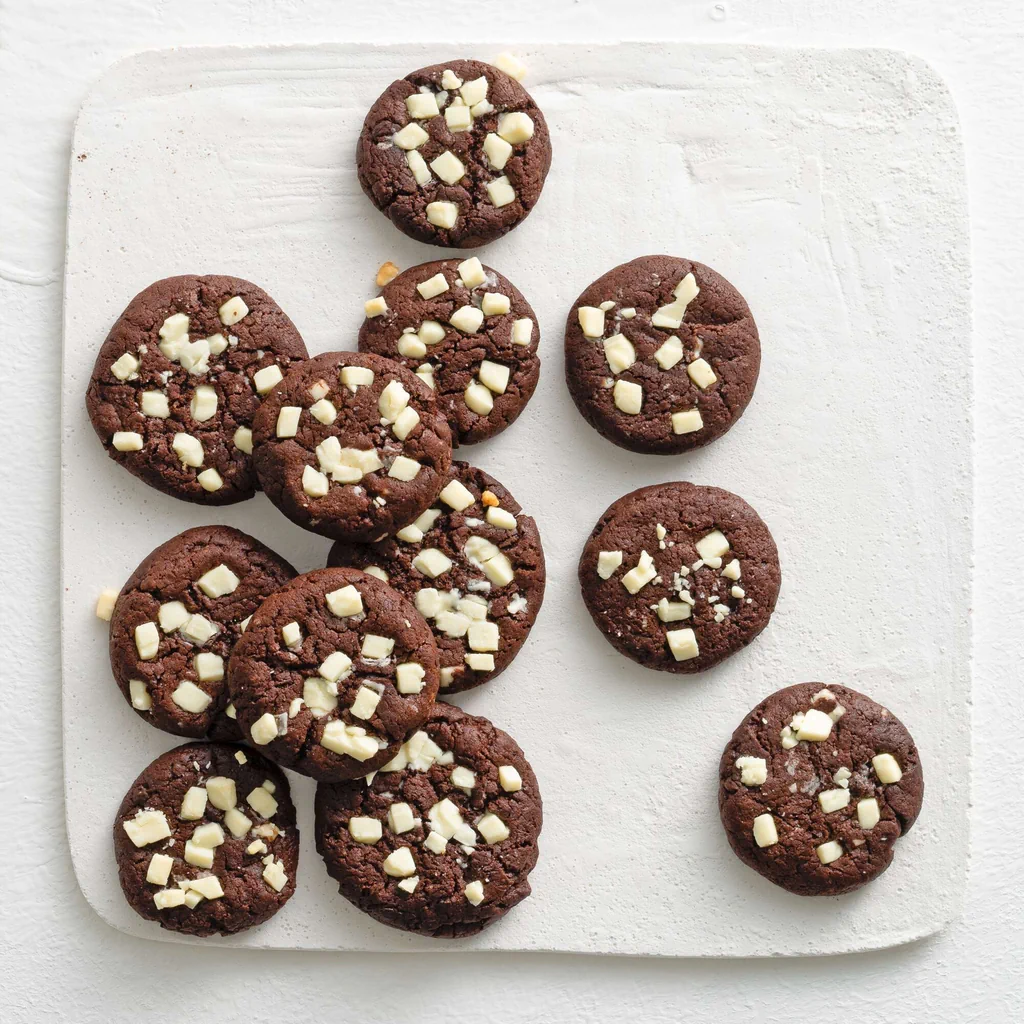 Cookies mit weissen Chocolate chips