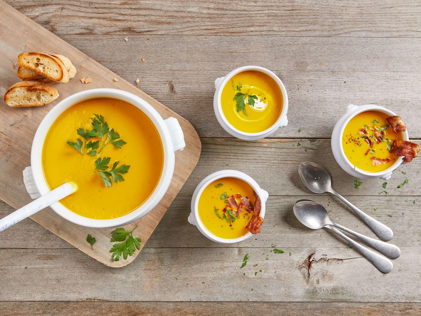 Velouté de courge au curry