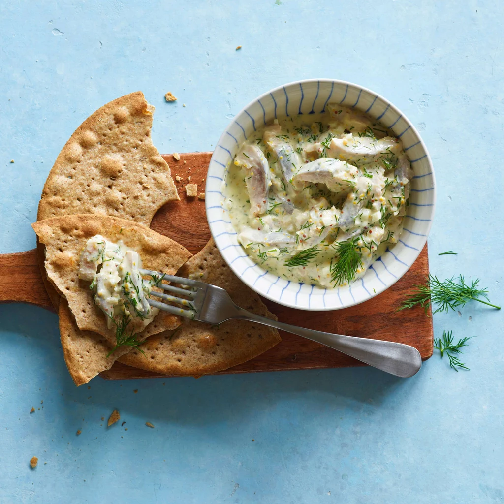 Salade de harengs à la moutarde