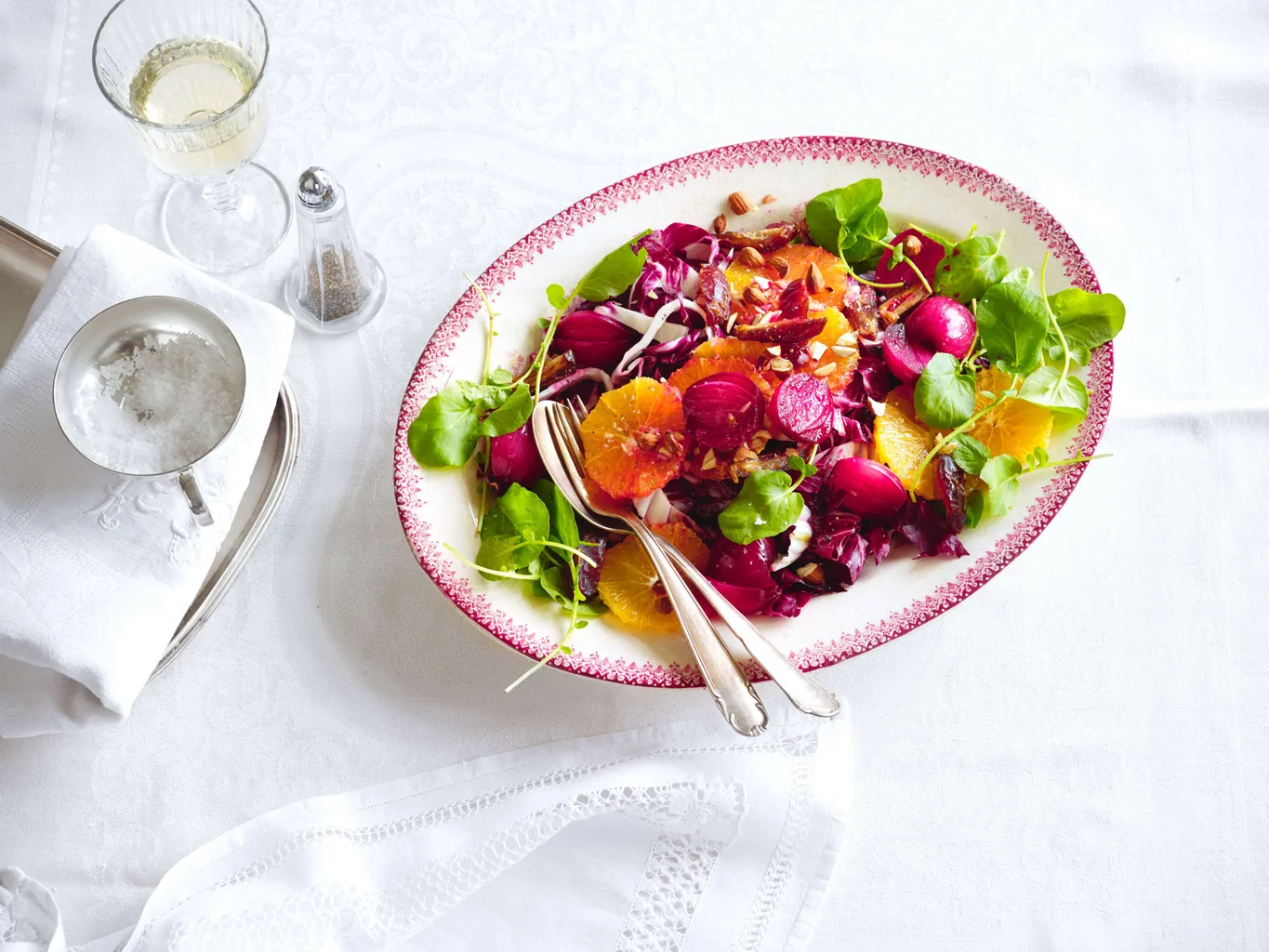 Insalata alle arance con cipolle speziate