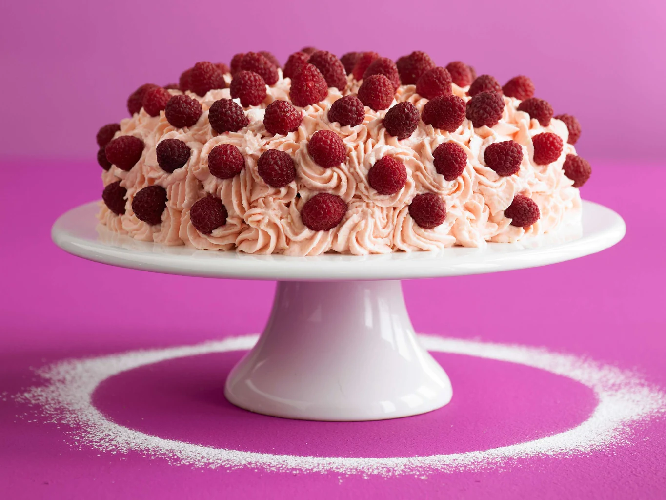 Vanille-Himbeer-Torte