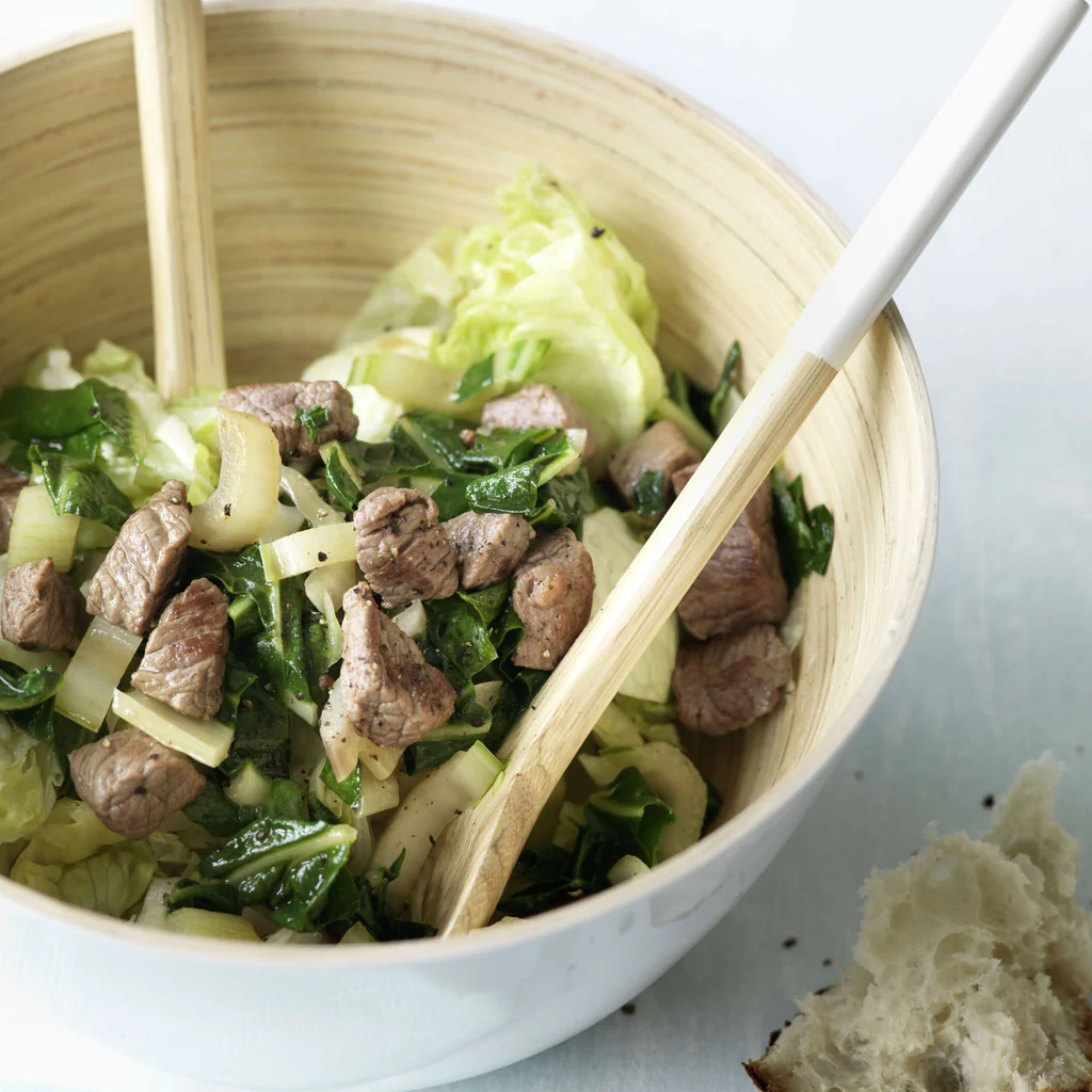 Insalata di coste con manzo
