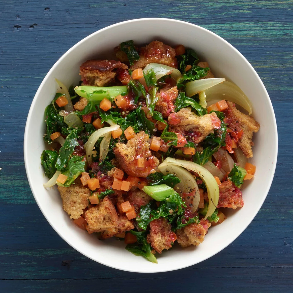 Panzanella aux légumes d'hiver