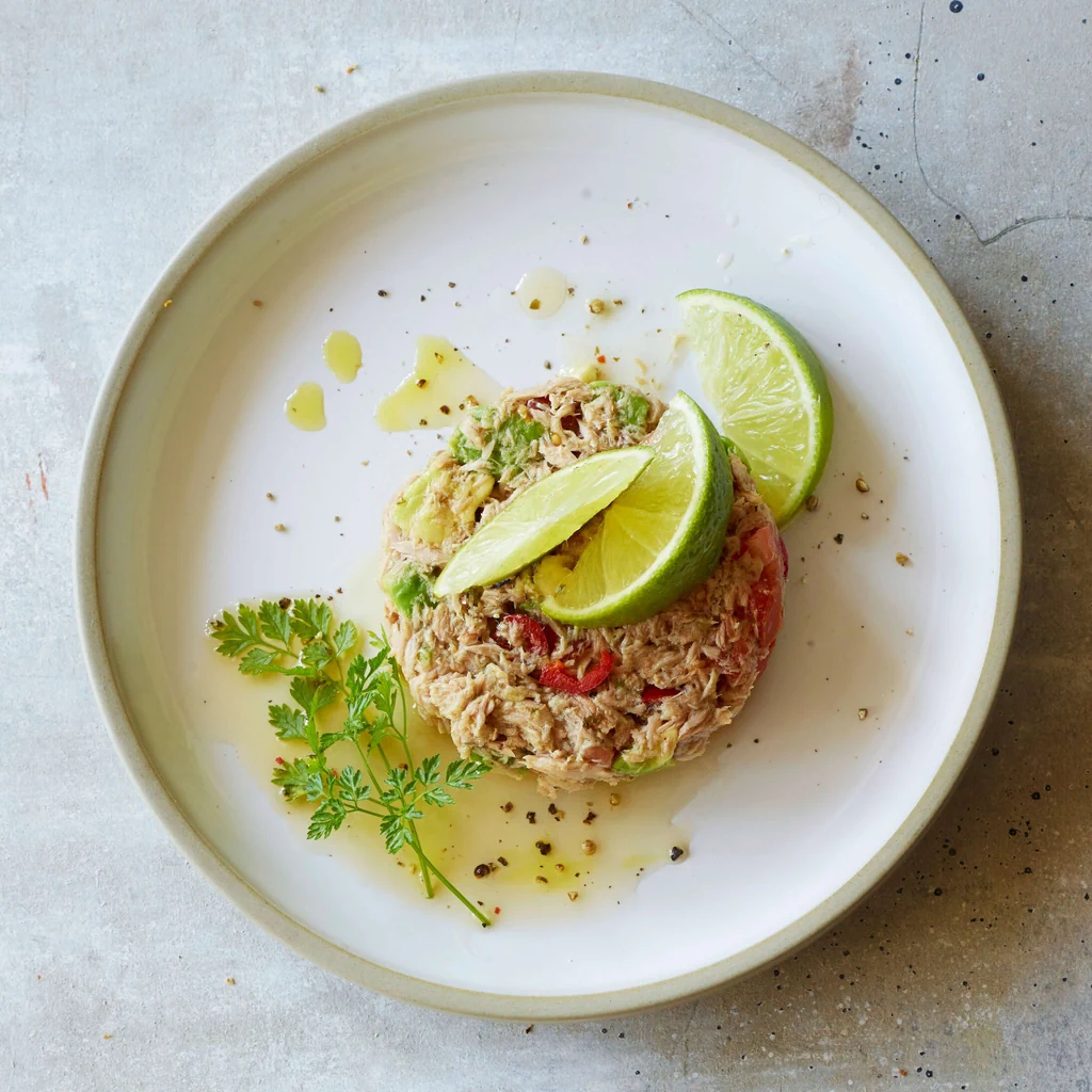 Tartare de thon en boîte