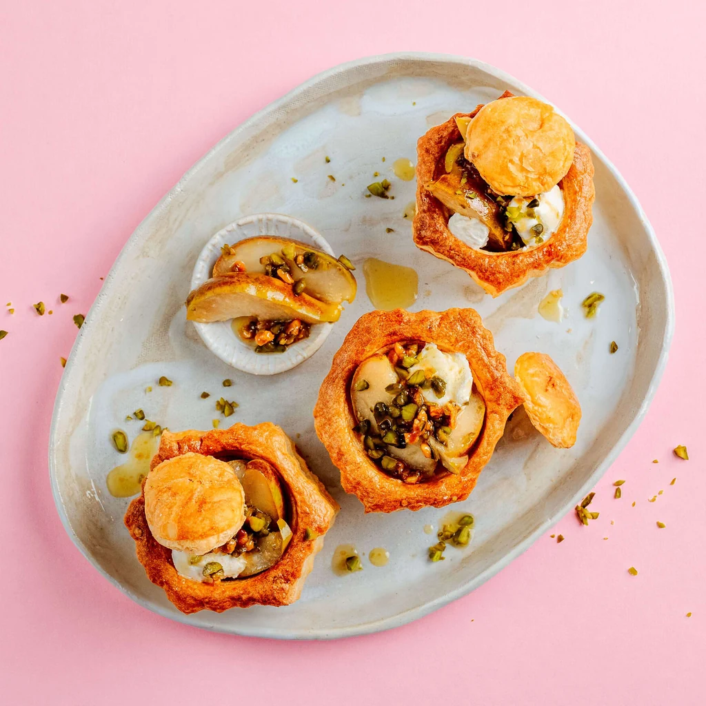 Süsses Ricotta-Birne-Pastetli