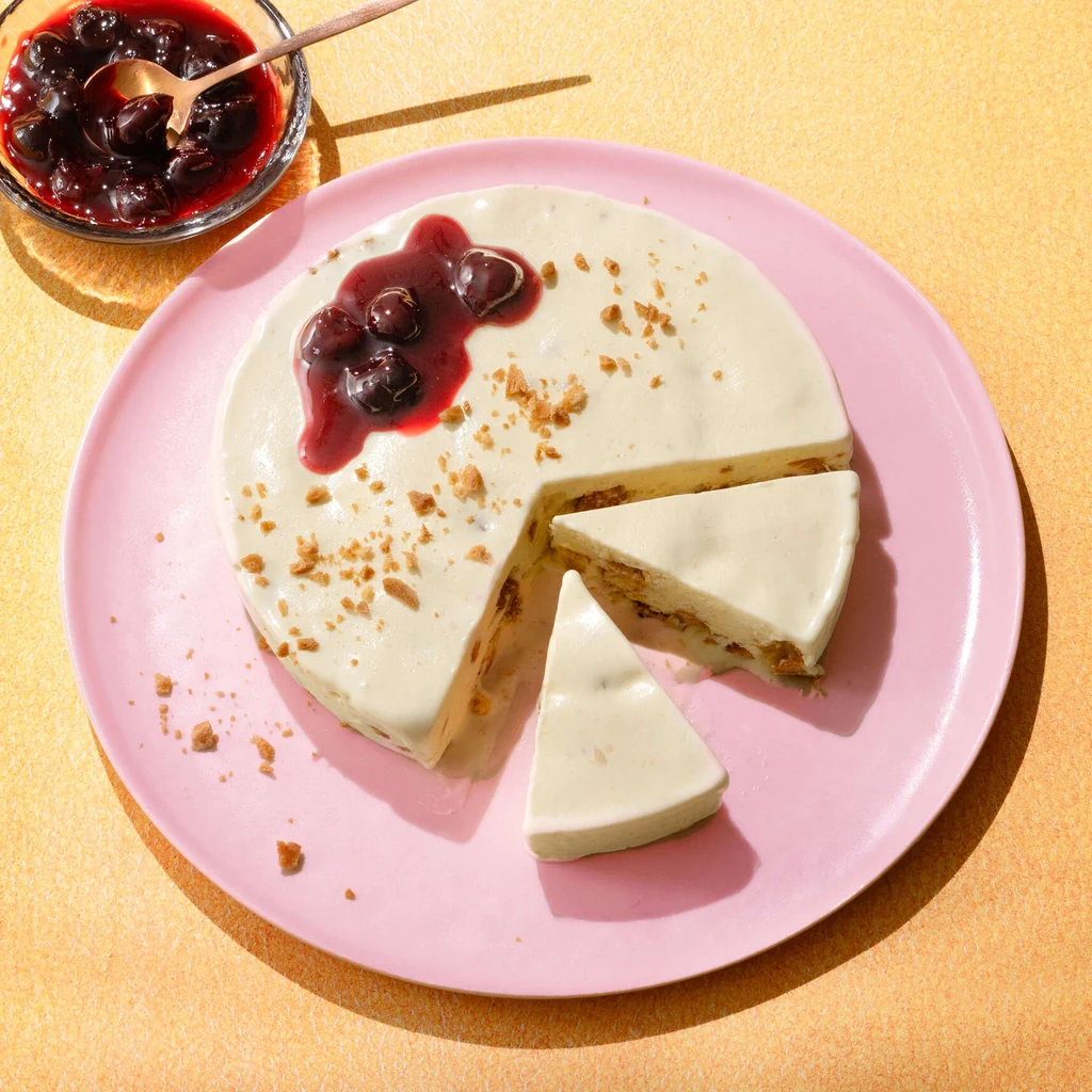 Parfait aux anneaux de Willisau et cerises