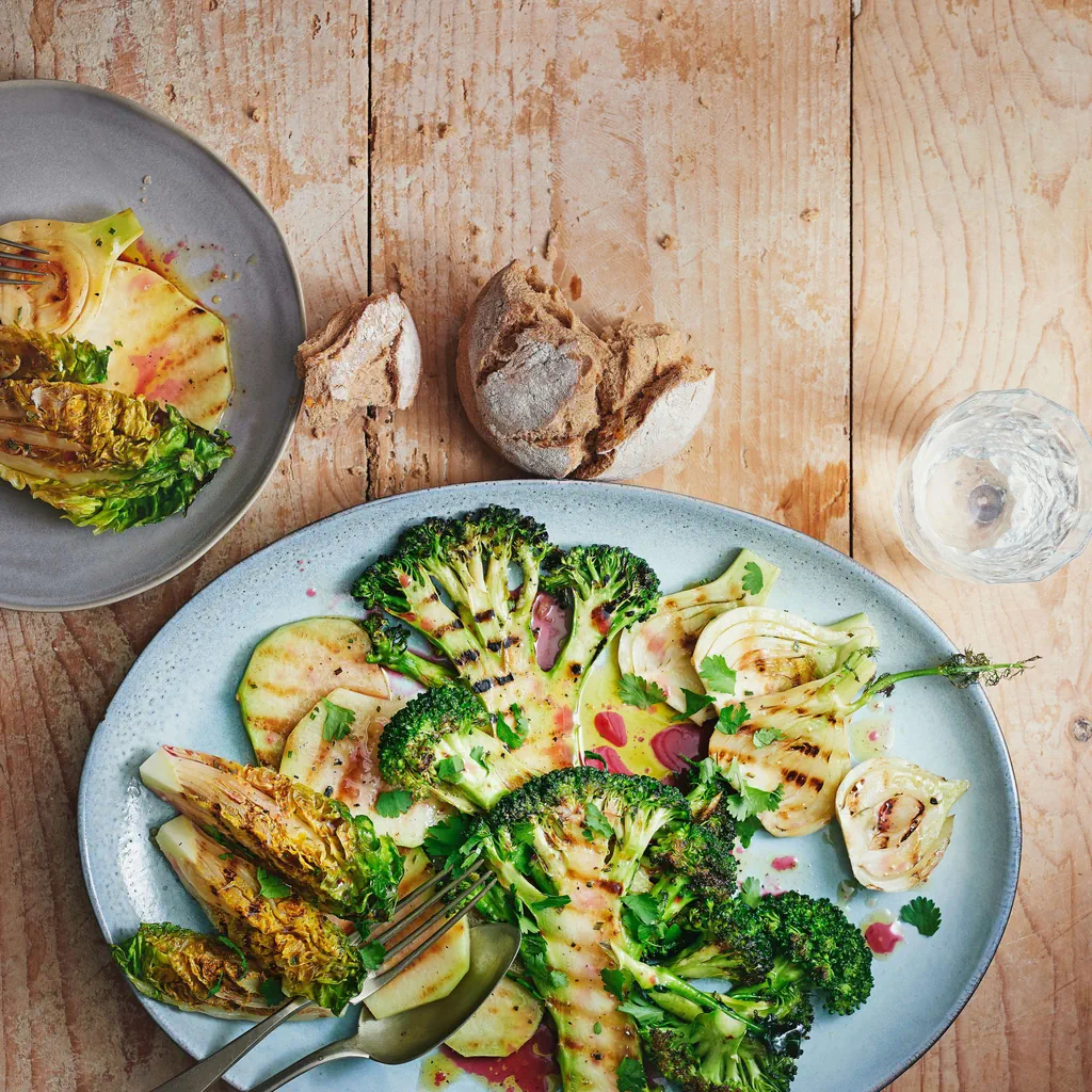 Grillgemüse mit fruchtiger Vinaigrette