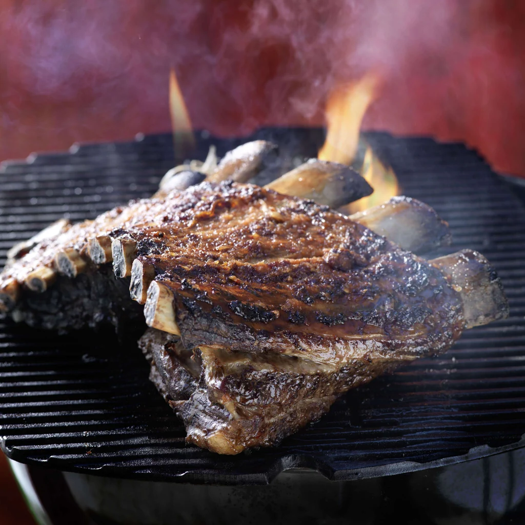 Rindsrippe vom Grill