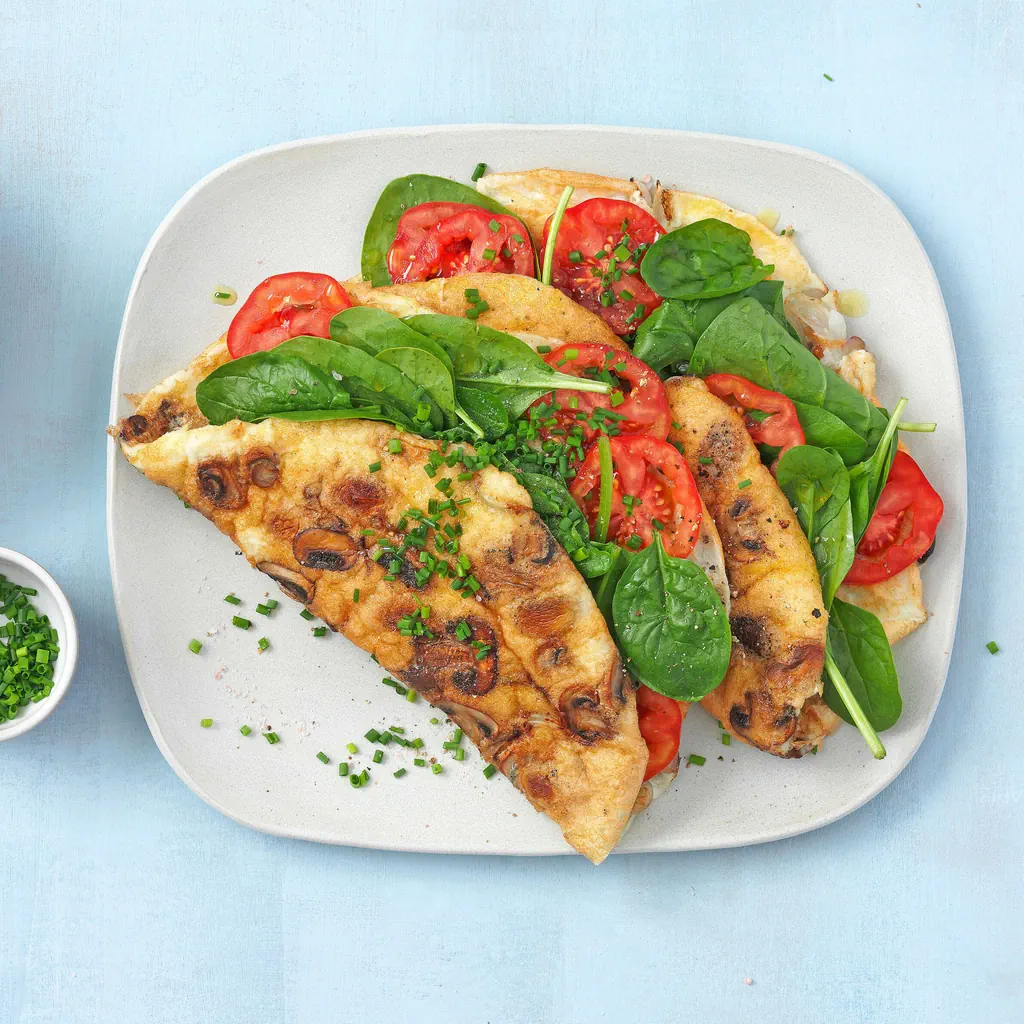 Omelette aux champignons